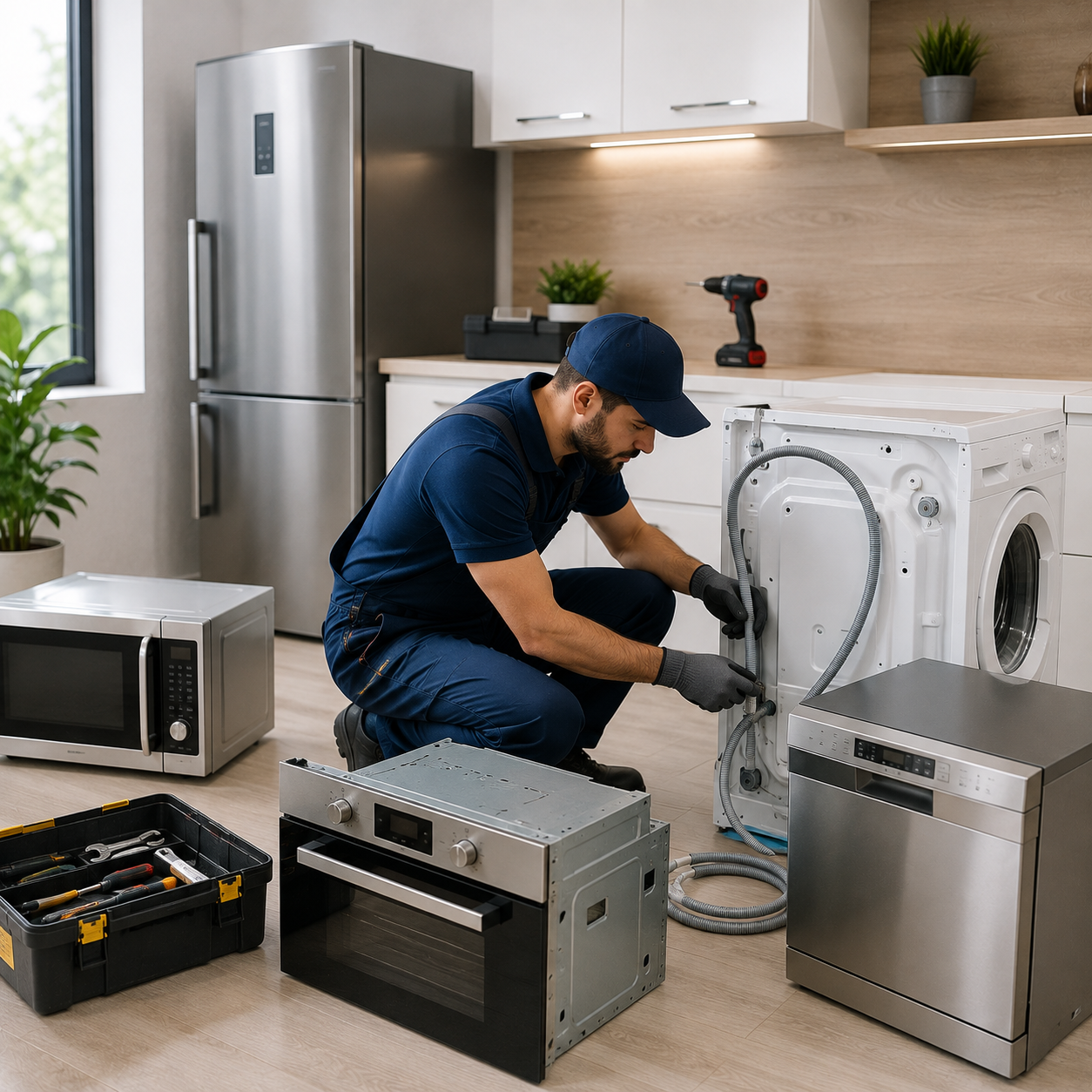Professional appliance installation service