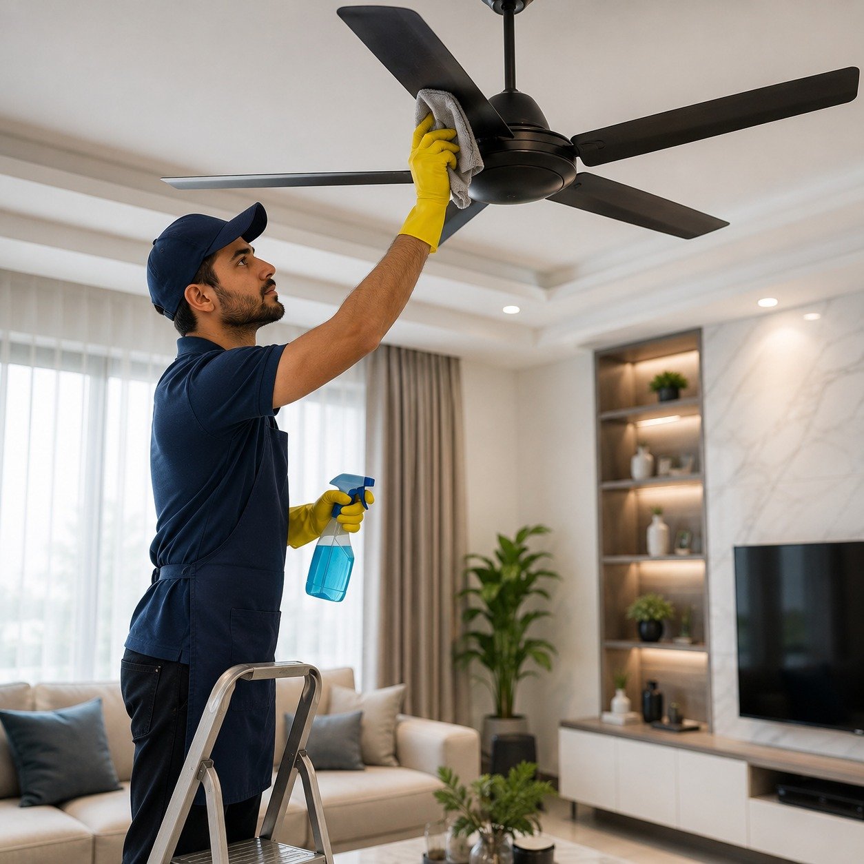 Professional fan cleaning services