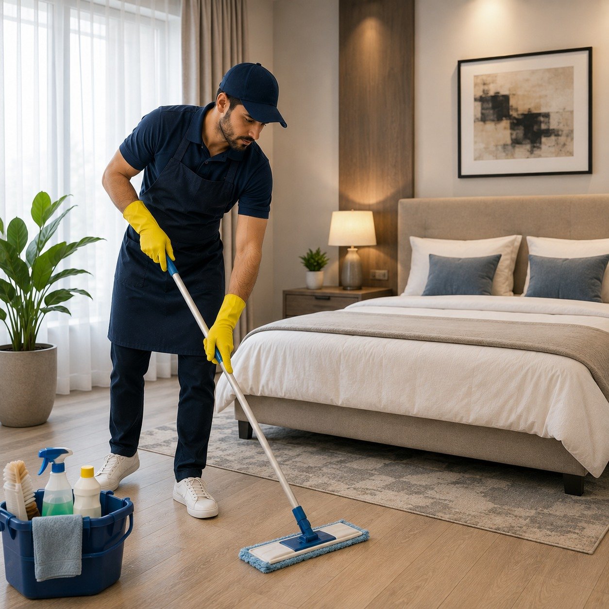 Professional room cleaning services