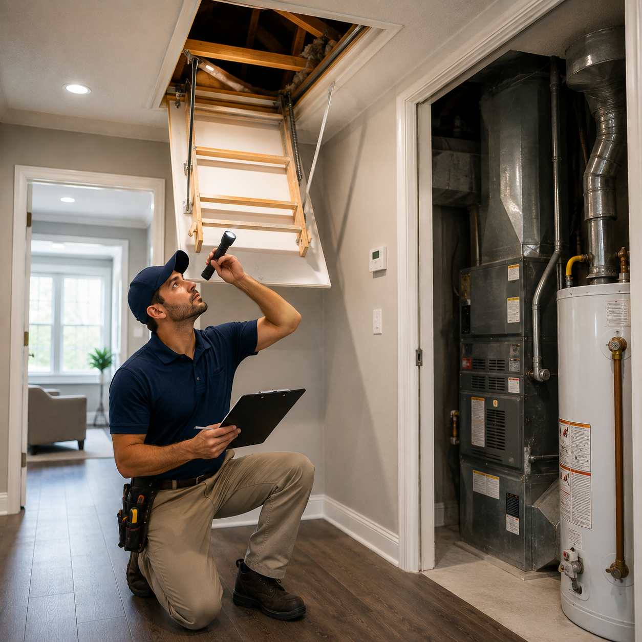 Professional home inspector