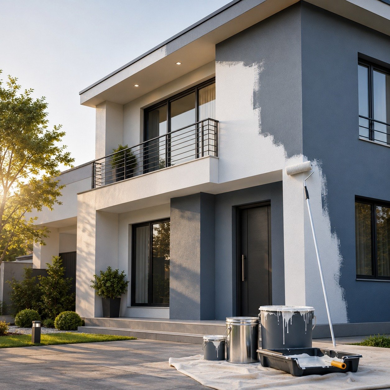 Professional side wall painting services
